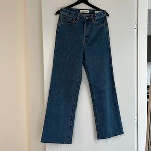 Aritzia Denim Forum Farrah jeans, wide leg